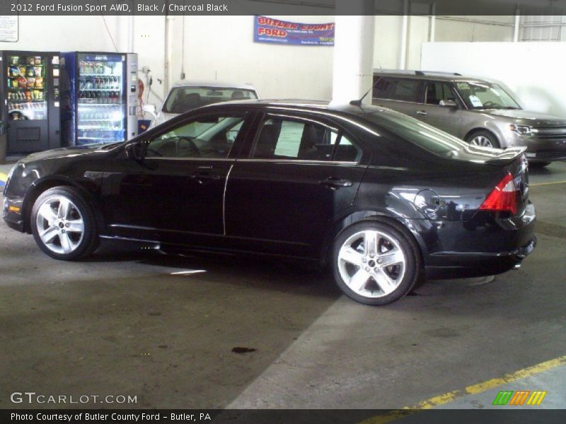 Black / Charcoal Black 2012 Ford Fusion Sport AWD