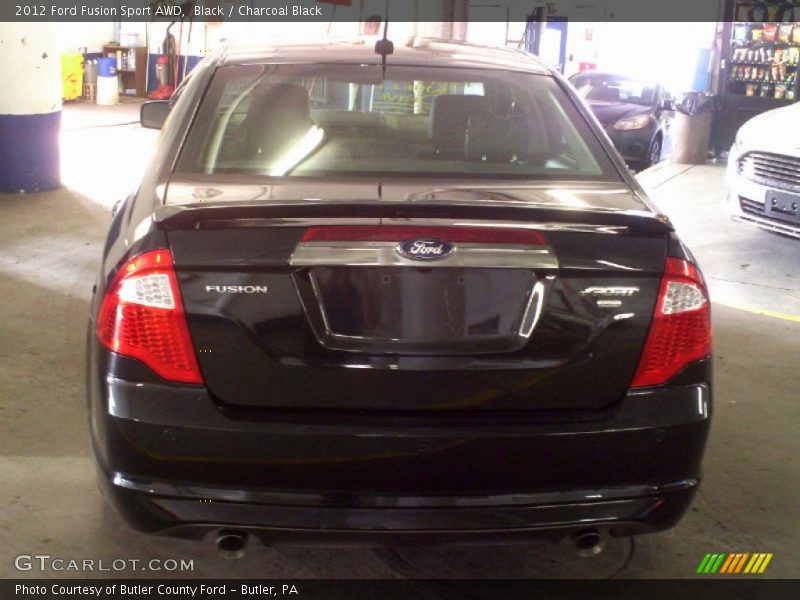 Black / Charcoal Black 2012 Ford Fusion Sport AWD