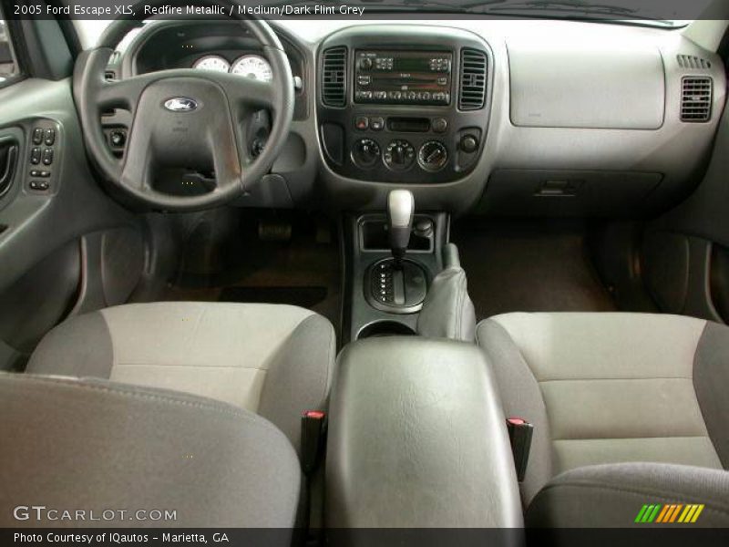 Redfire Metallic / Medium/Dark Flint Grey 2005 Ford Escape XLS