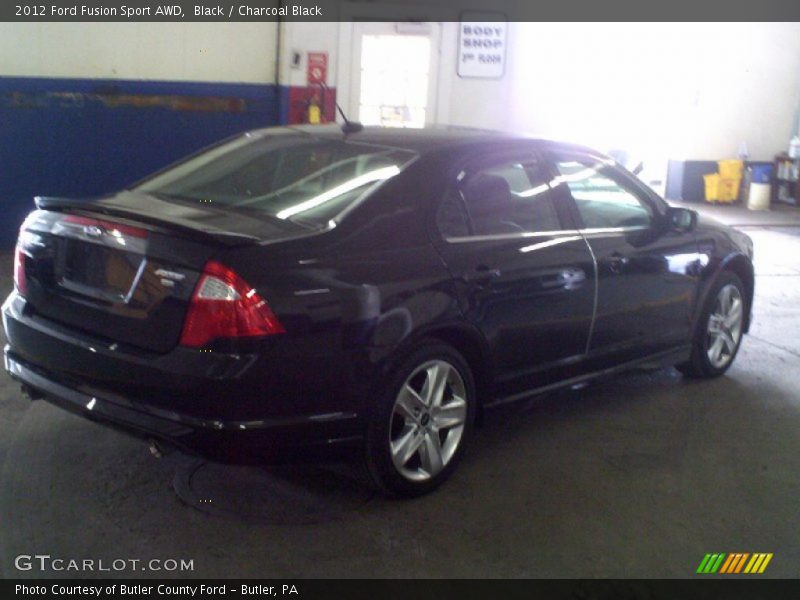 Black / Charcoal Black 2012 Ford Fusion Sport AWD