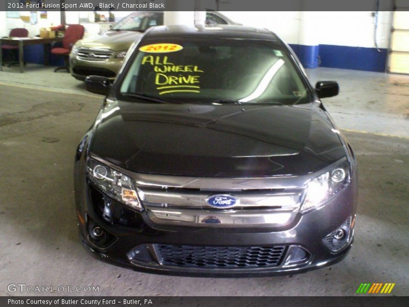 Black / Charcoal Black 2012 Ford Fusion Sport AWD