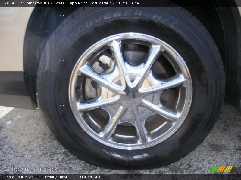 Cappuccino Frost Metallic / Neutral Beige 2004 Buick Rendezvous CXL AWD