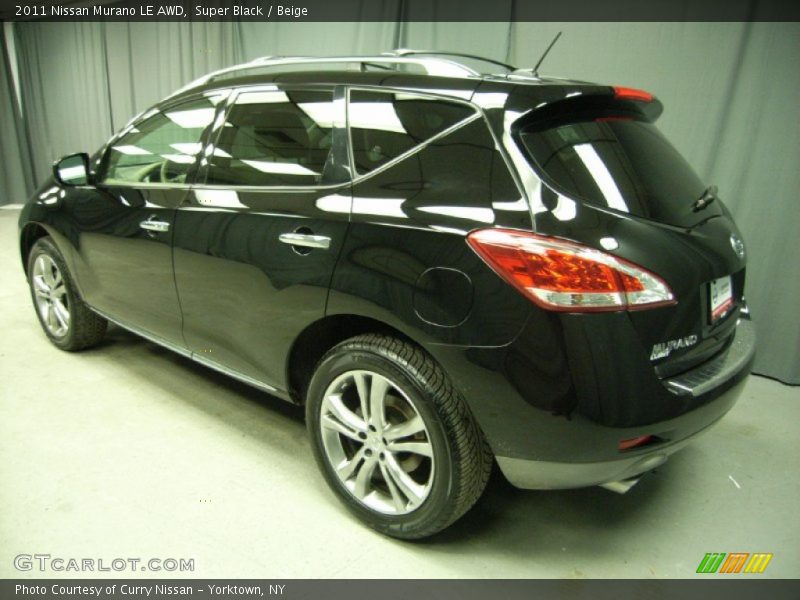 Super Black / Beige 2011 Nissan Murano LE AWD