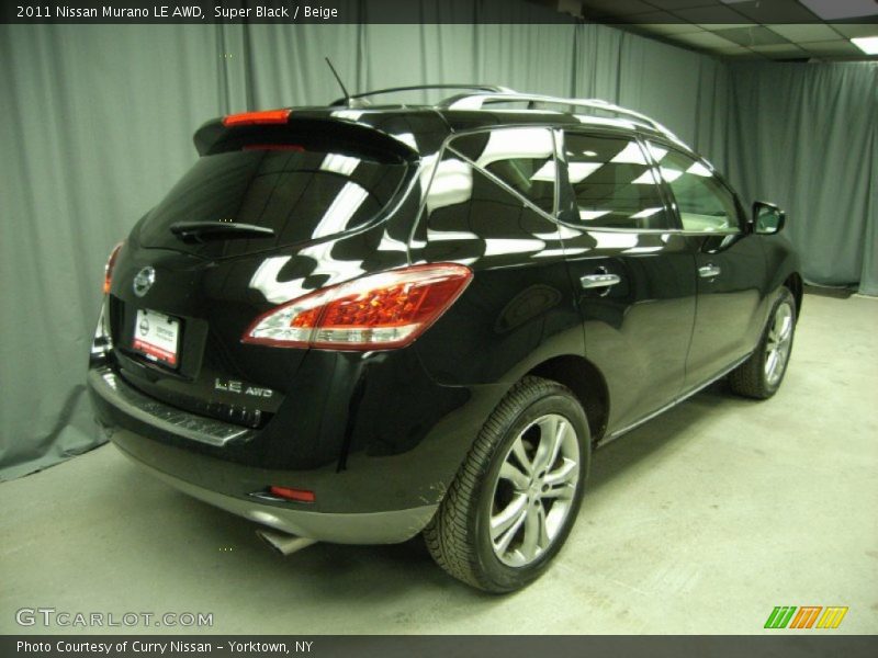 Super Black / Beige 2011 Nissan Murano LE AWD