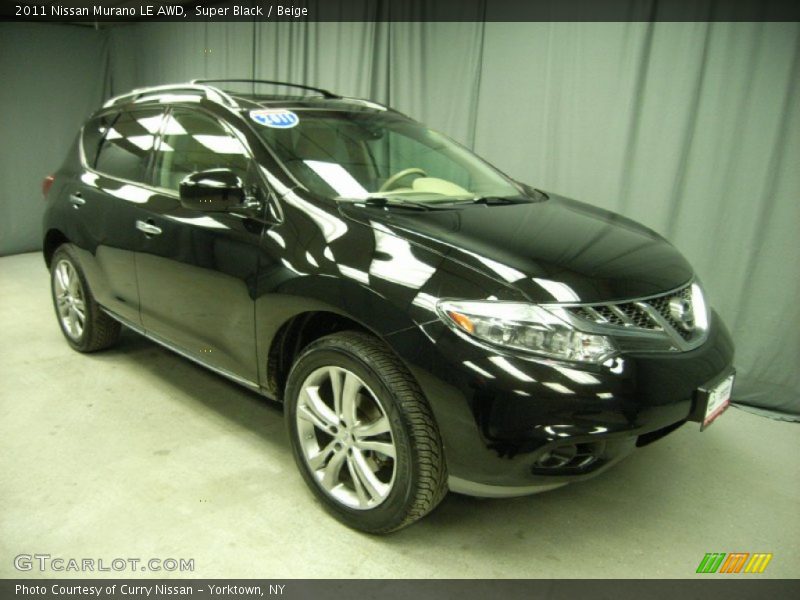 Super Black / Beige 2011 Nissan Murano LE AWD