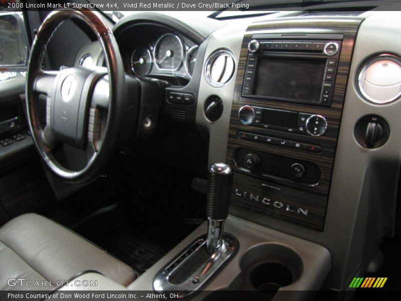 Vivid Red Metallic / Dove Grey/Black Piping 2008 Lincoln Mark LT SuperCrew 4x4