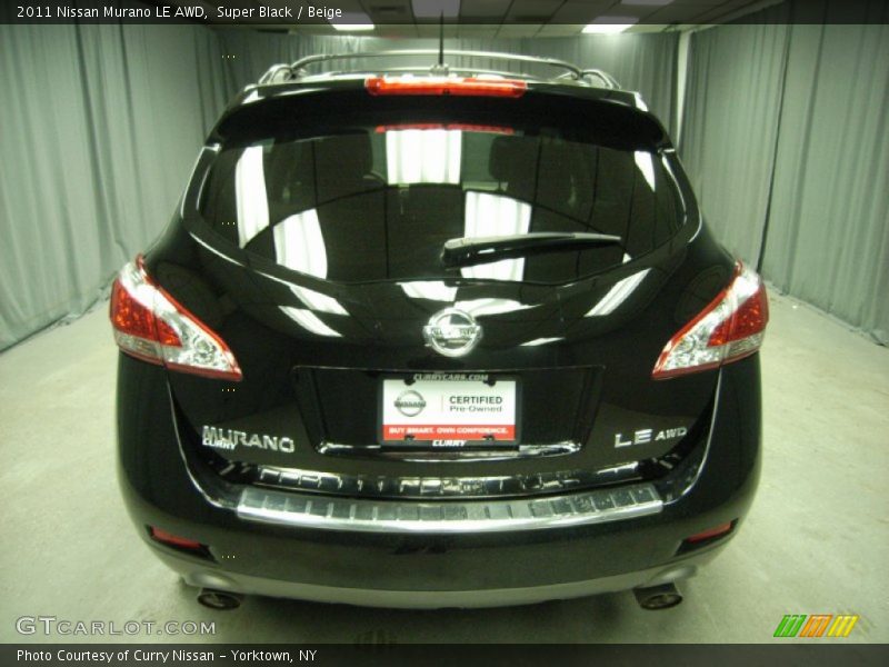 Super Black / Beige 2011 Nissan Murano LE AWD