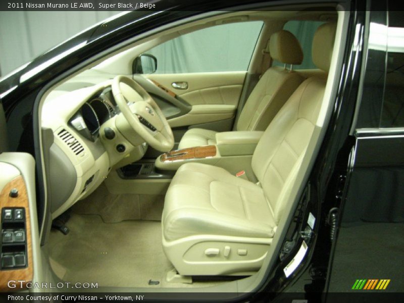 Super Black / Beige 2011 Nissan Murano LE AWD