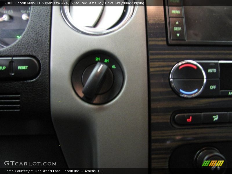 Vivid Red Metallic / Dove Grey/Black Piping 2008 Lincoln Mark LT SuperCrew 4x4
