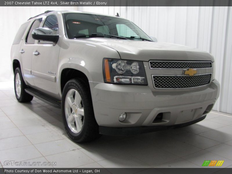Silver Birch Metallic / Ebony 2007 Chevrolet Tahoe LTZ 4x4