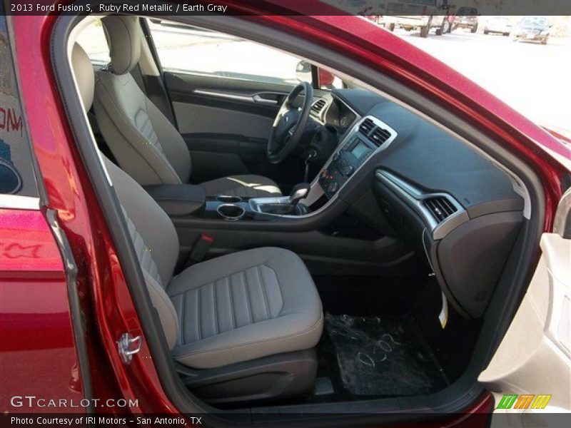 Ruby Red Metallic / Earth Gray 2013 Ford Fusion S