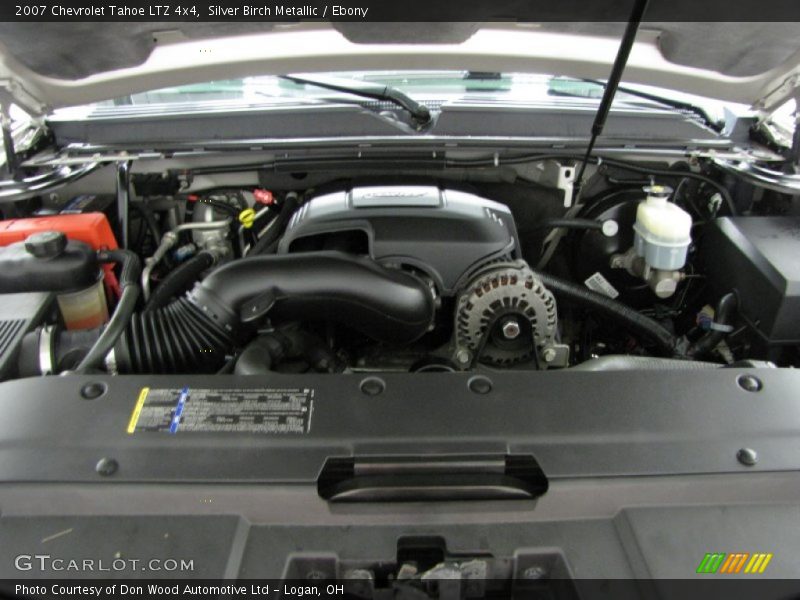 Silver Birch Metallic / Ebony 2007 Chevrolet Tahoe LTZ 4x4
