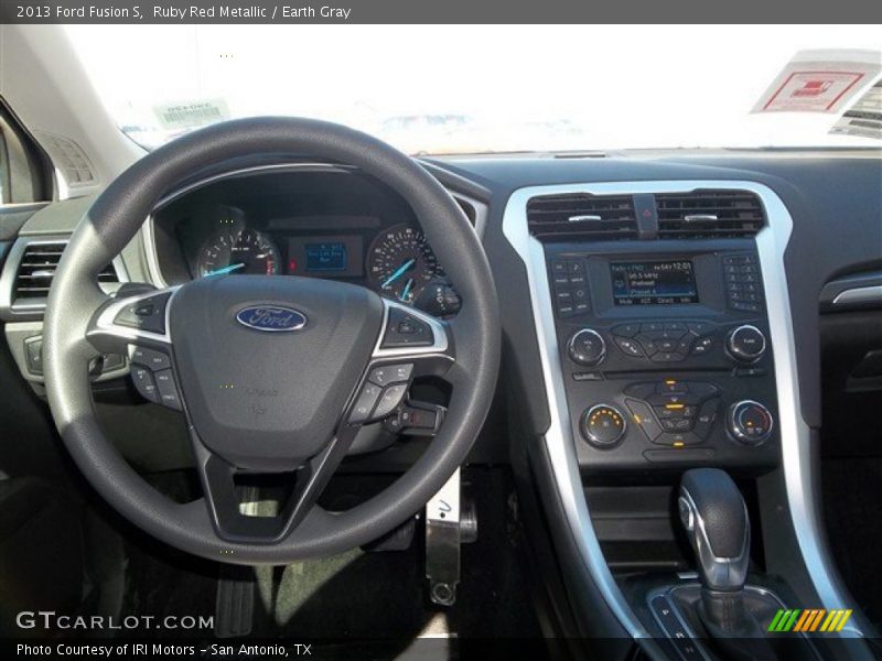 Ruby Red Metallic / Earth Gray 2013 Ford Fusion S
