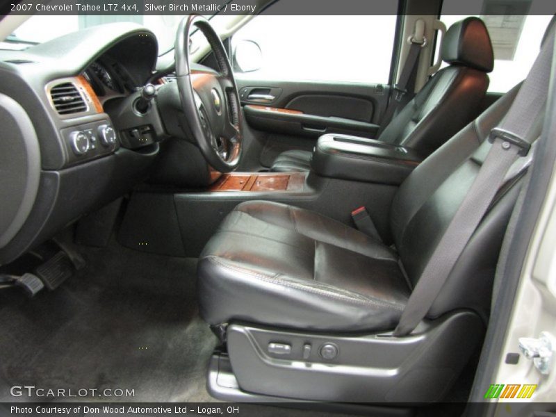 Silver Birch Metallic / Ebony 2007 Chevrolet Tahoe LTZ 4x4