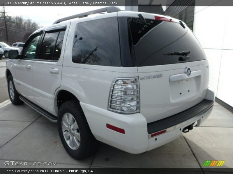 White Suede / Charcoal Black 2010 Mercury Mountaineer V6 AWD
