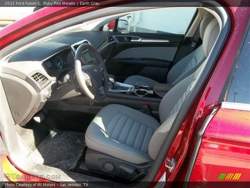Ruby Red Metallic / Earth Gray 2013 Ford Fusion S