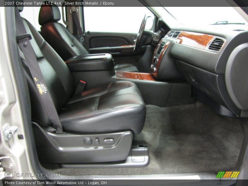 Silver Birch Metallic / Ebony 2007 Chevrolet Tahoe LTZ 4x4