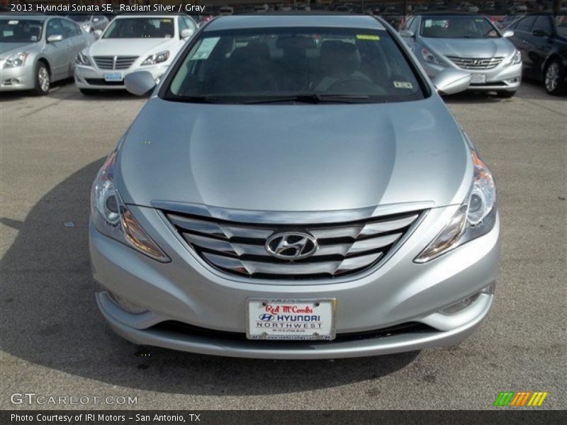 Radiant Silver / Gray 2013 Hyundai Sonata SE