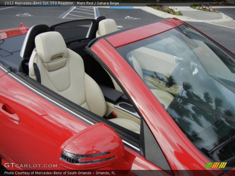 Mars Red / Sahara Beige 2012 Mercedes-Benz SLK 350 Roadster