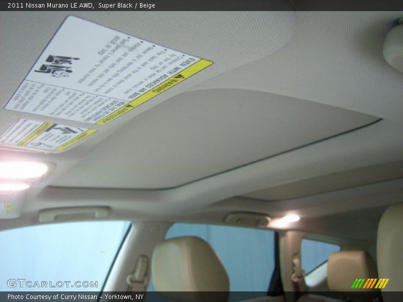Super Black / Beige 2011 Nissan Murano LE AWD