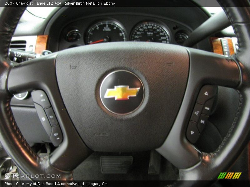 Silver Birch Metallic / Ebony 2007 Chevrolet Tahoe LTZ 4x4