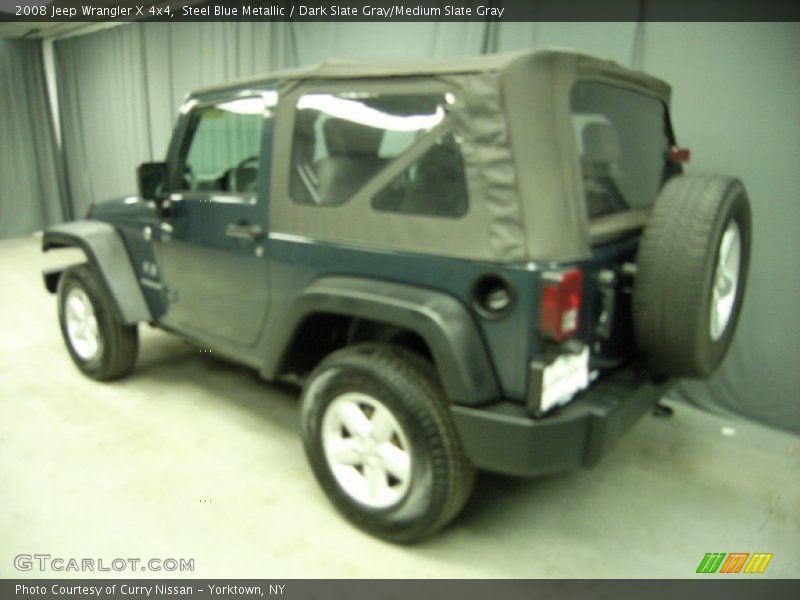 Steel Blue Metallic / Dark Slate Gray/Medium Slate Gray 2008 Jeep Wrangler X 4x4