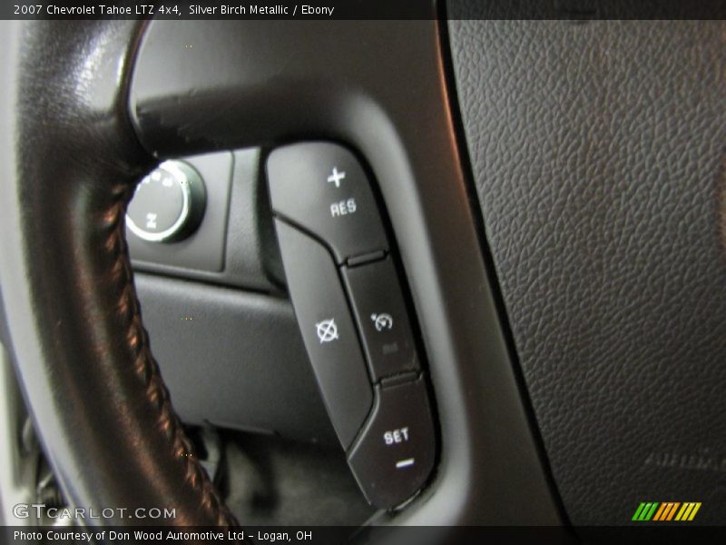 Silver Birch Metallic / Ebony 2007 Chevrolet Tahoe LTZ 4x4