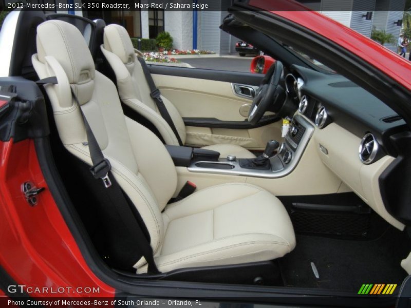 Mars Red / Sahara Beige 2012 Mercedes-Benz SLK 350 Roadster