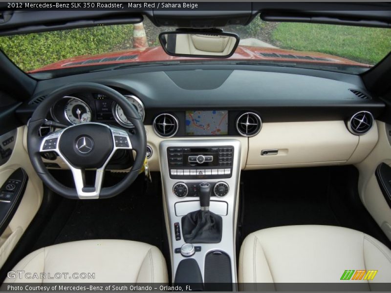Mars Red / Sahara Beige 2012 Mercedes-Benz SLK 350 Roadster