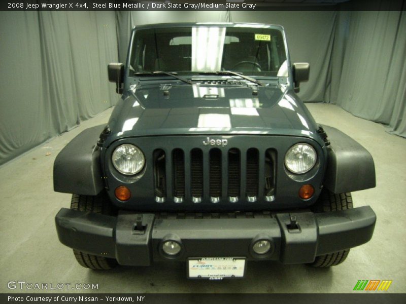 Steel Blue Metallic / Dark Slate Gray/Medium Slate Gray 2008 Jeep Wrangler X 4x4