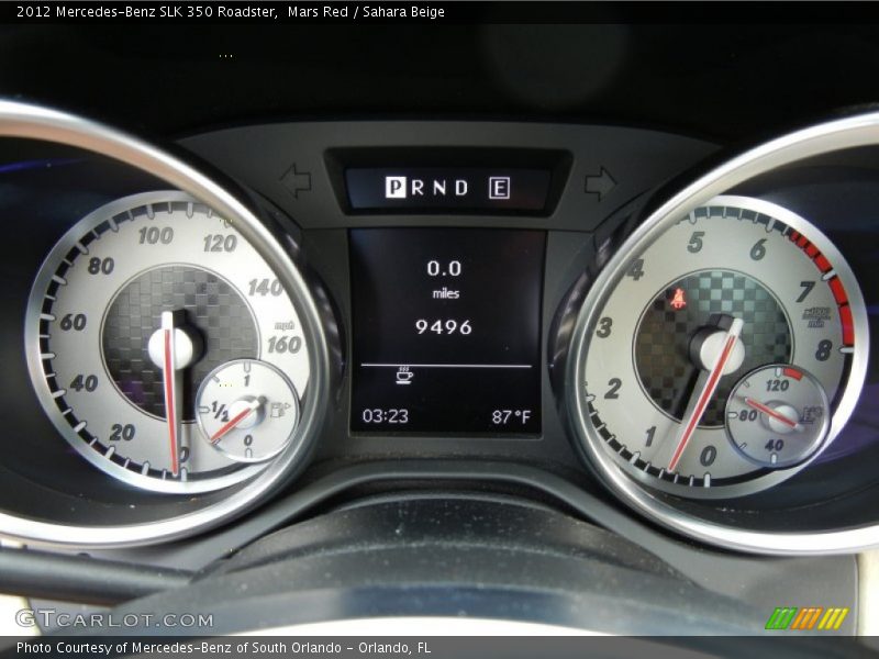 Mars Red / Sahara Beige 2012 Mercedes-Benz SLK 350 Roadster