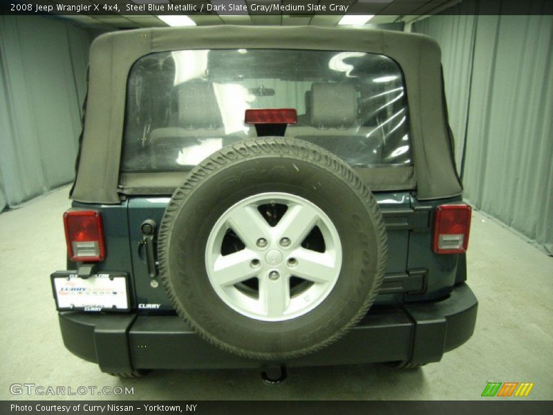 Steel Blue Metallic / Dark Slate Gray/Medium Slate Gray 2008 Jeep Wrangler X 4x4