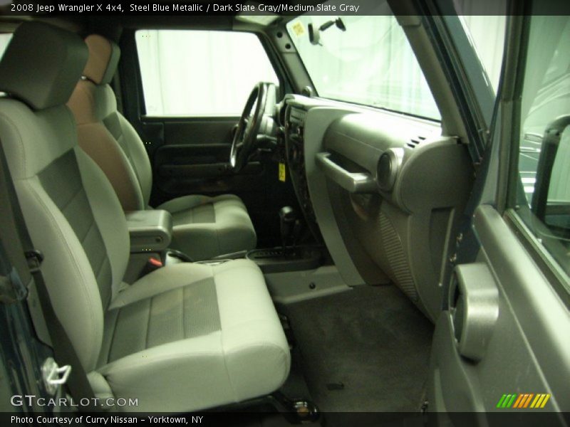 Steel Blue Metallic / Dark Slate Gray/Medium Slate Gray 2008 Jeep Wrangler X 4x4