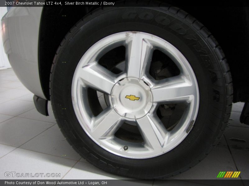 Silver Birch Metallic / Ebony 2007 Chevrolet Tahoe LTZ 4x4