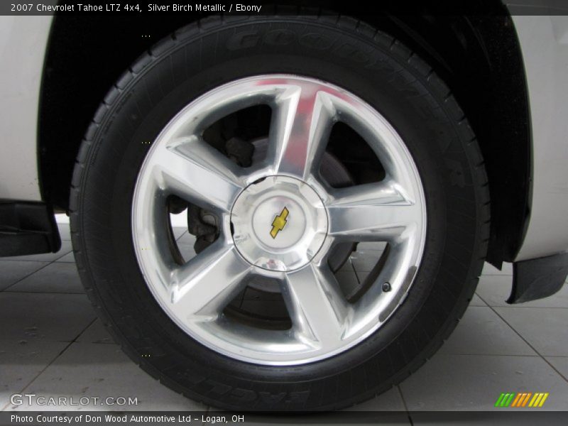 Silver Birch Metallic / Ebony 2007 Chevrolet Tahoe LTZ 4x4