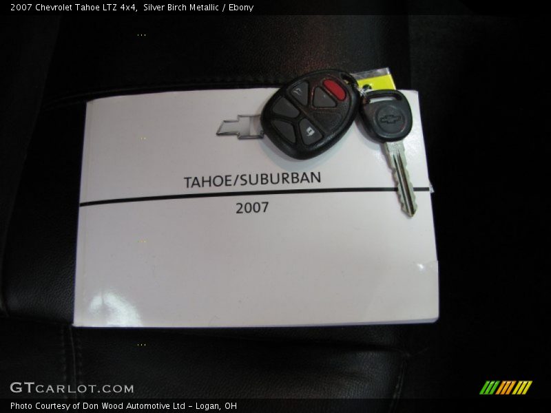 Silver Birch Metallic / Ebony 2007 Chevrolet Tahoe LTZ 4x4