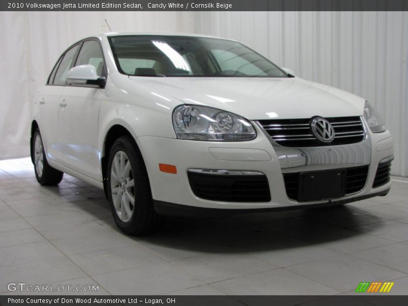 Candy White / Cornsilk Beige 2010 Volkswagen Jetta Limited Edition Sedan
