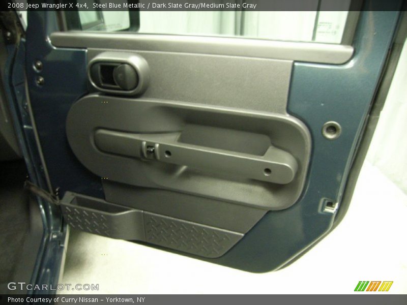 Steel Blue Metallic / Dark Slate Gray/Medium Slate Gray 2008 Jeep Wrangler X 4x4