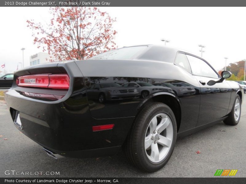 Pitch Black / Dark Slate Gray 2013 Dodge Challenger SXT