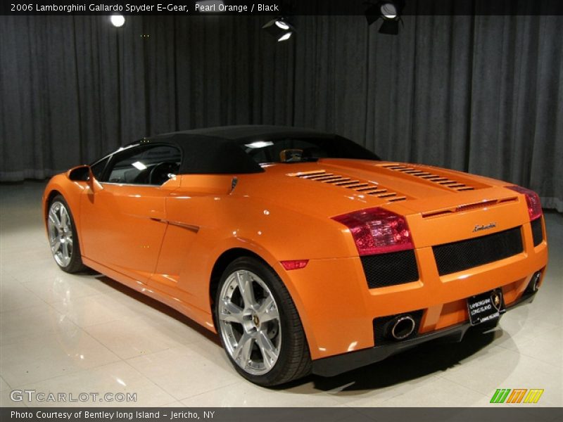 Pearl Orange / Black 2006 Lamborghini Gallardo Spyder E-Gear