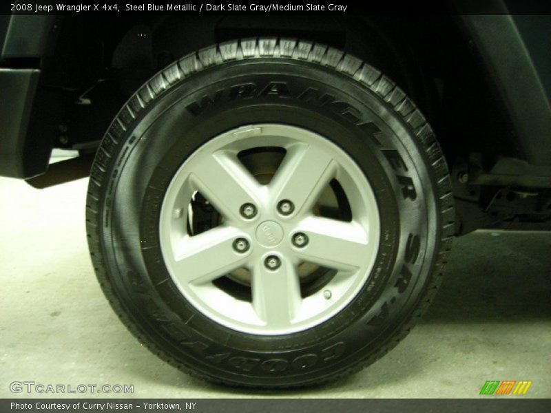 Steel Blue Metallic / Dark Slate Gray/Medium Slate Gray 2008 Jeep Wrangler X 4x4