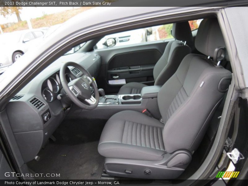 Pitch Black / Dark Slate Gray 2013 Dodge Challenger SXT