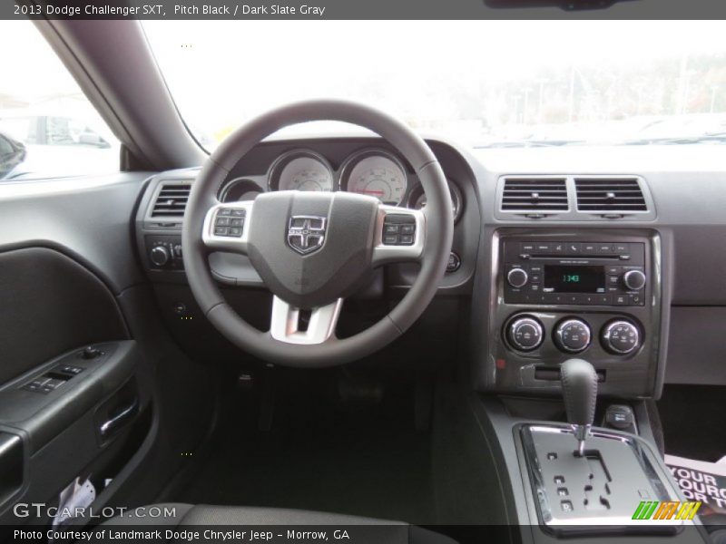 Pitch Black / Dark Slate Gray 2013 Dodge Challenger SXT