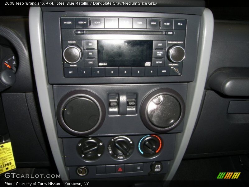 Steel Blue Metallic / Dark Slate Gray/Medium Slate Gray 2008 Jeep Wrangler X 4x4