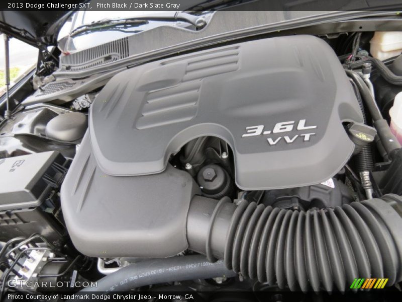 Pitch Black / Dark Slate Gray 2013 Dodge Challenger SXT