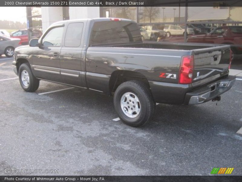 Black / Dark Charcoal 2003 Chevrolet Silverado 1500 Z71 Extended Cab 4x4