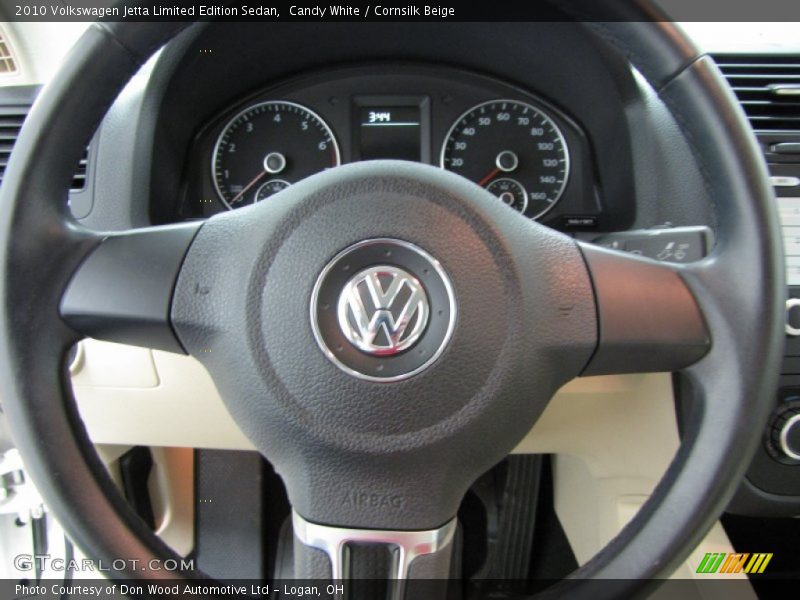 Candy White / Cornsilk Beige 2010 Volkswagen Jetta Limited Edition Sedan