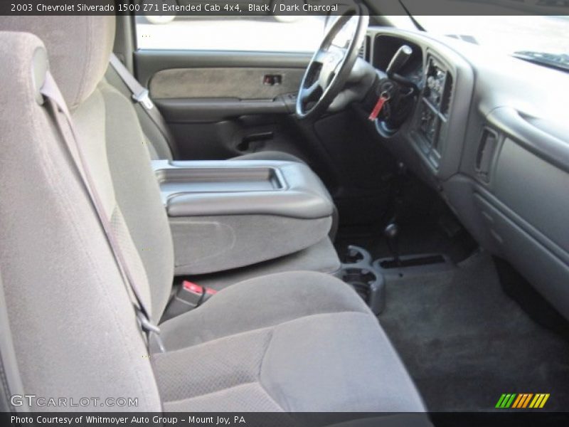 Black / Dark Charcoal 2003 Chevrolet Silverado 1500 Z71 Extended Cab 4x4