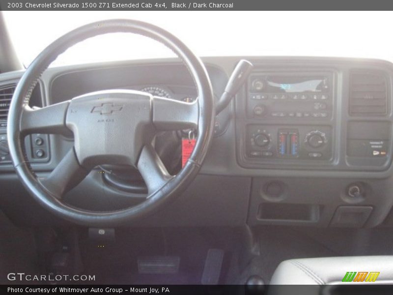 Black / Dark Charcoal 2003 Chevrolet Silverado 1500 Z71 Extended Cab 4x4