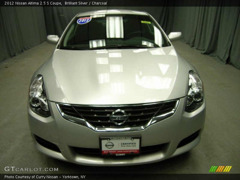 Brilliant Silver / Charcoal 2012 Nissan Altima 2.5 S Coupe